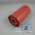 Vinyl  plastic label printing red color resin compatible printer thermal transfer ribbon